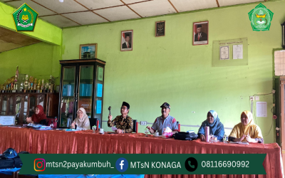 RAPAT KELULUSAN SISWA KELAS IX MTSN 2 BERLANGSUNG ALOT