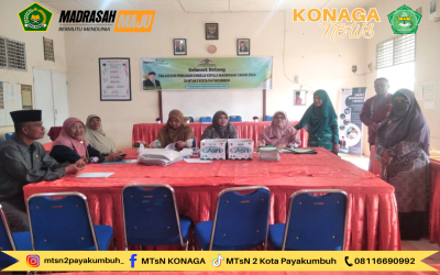 Monitoring dan Evaluasi Ujian Sumatif Semester Ganjil Tahun Ajaran 2024/2025 di MTsN 2 Payakumbuh oleh TIM (Kankemenag) Kota Payakumbuh