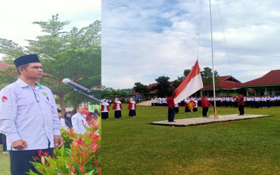 MTsN 2 Kota Payakumbuh Melaksanakan Upacara Peringatan Hari Lahir Pancasila dengan Khidmat dan Penuh Semangat Kebangsaan