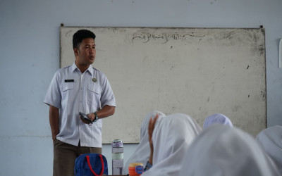 Sosialisai BNN Siswa MTsN 2 Kota Payakumbuh Antusias Ikuti Edukasi Anti Narkoba