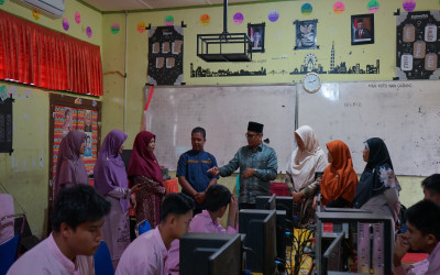 Kunjungan Kasi Kurikulum Pendidikan Madrasah ke MTsN 2 Kota Payakumbuh