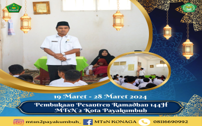 Ramadhan 1445 H, MTsN 2 Kota Payakumbuh Rutin Laksanakan Pesantren Ramadhan